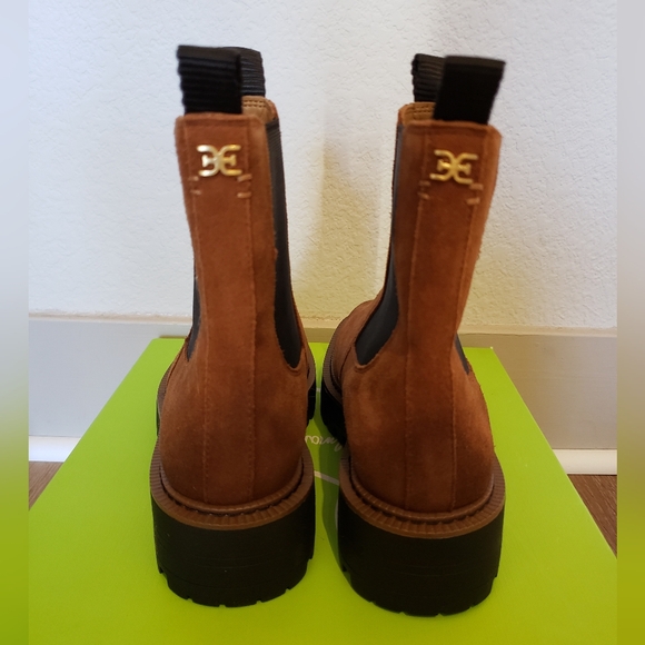 Sam Edelman Laguna bootie in brown leather womens shoes size 5.5 - Picture 10 of 16